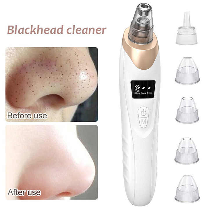 USB Rechargeable Acne Removal Suction portable electric vacuum blackhead remover - SAFARA