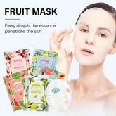 Beauty Fruit  Facial Mask Paper Sheet Korean Skin Care Moisturizing Aloe Vera Face Masks - SAFARA