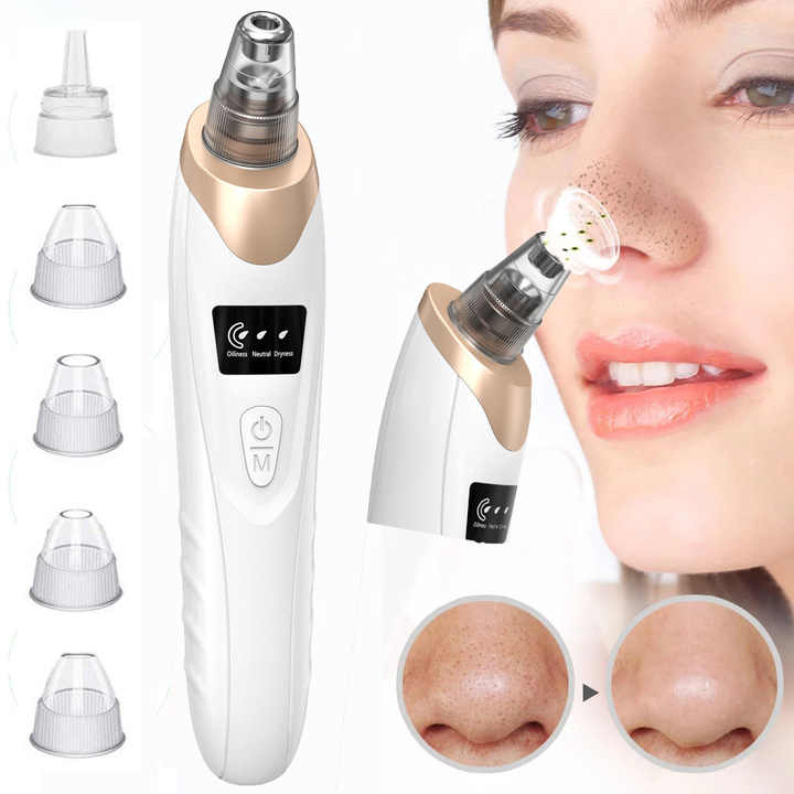 USB Rechargeable Acne Removal Suction portable electric vacuum blackhead remover - SAFARA