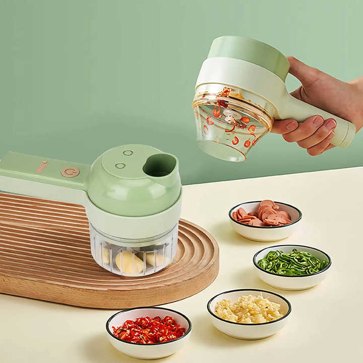 Multifunctional Kitchen Portable Electric chopper and slicer set Electric chopper and slicer set Safara 