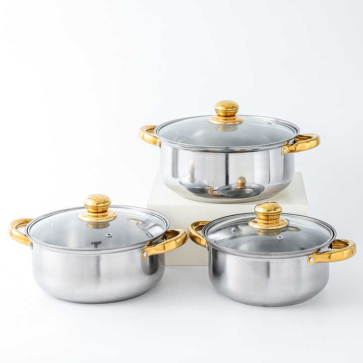 12-Piece Stainless Steel Pot Set With Kettle Non-Stick Cookware - SAFARA