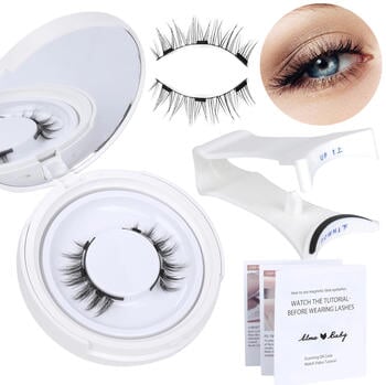 False Magnetic Eyelashes Kit With Applicator Magnetic Eyelashes Kit With Applicator Safara 