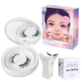 False Magnetic Eyelashes Kit With Applicator Magnetic Eyelashes Kit With Applicator Safara 